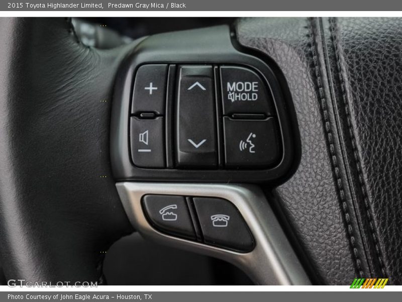 Predawn Gray Mica / Black 2015 Toyota Highlander Limited