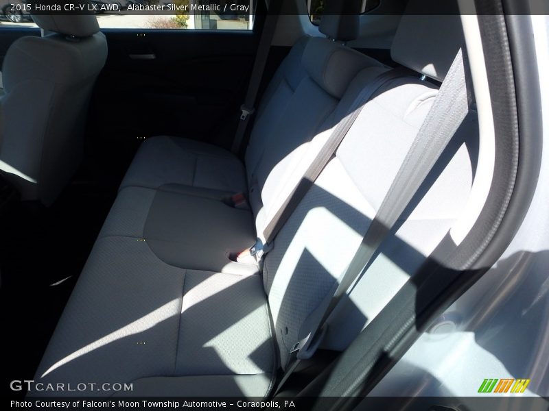 Alabaster Silver Metallic / Gray 2015 Honda CR-V LX AWD