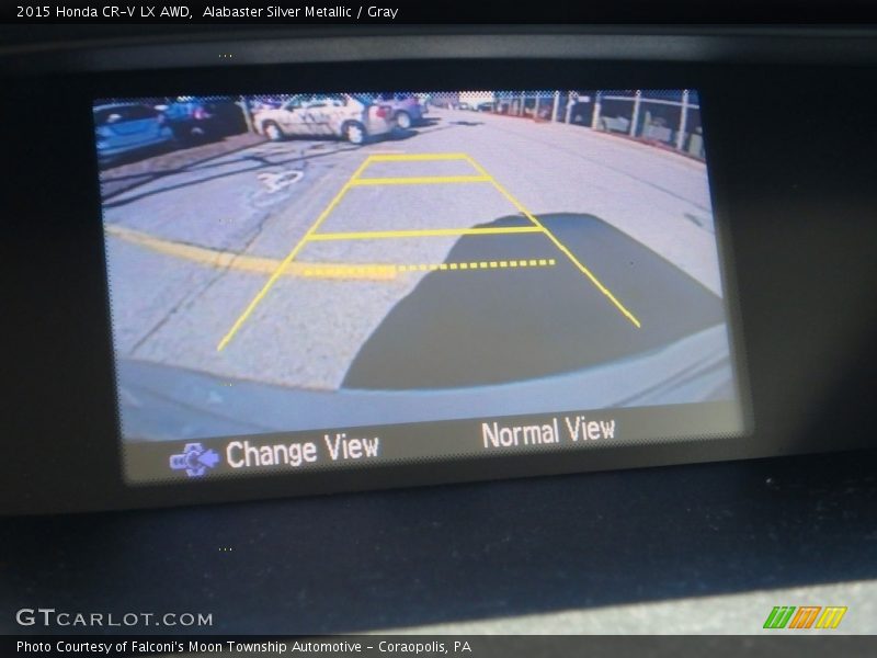 Alabaster Silver Metallic / Gray 2015 Honda CR-V LX AWD