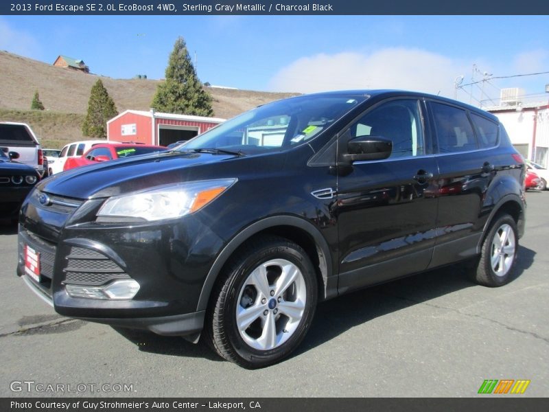 Sterling Gray Metallic / Charcoal Black 2013 Ford Escape SE 2.0L EcoBoost 4WD