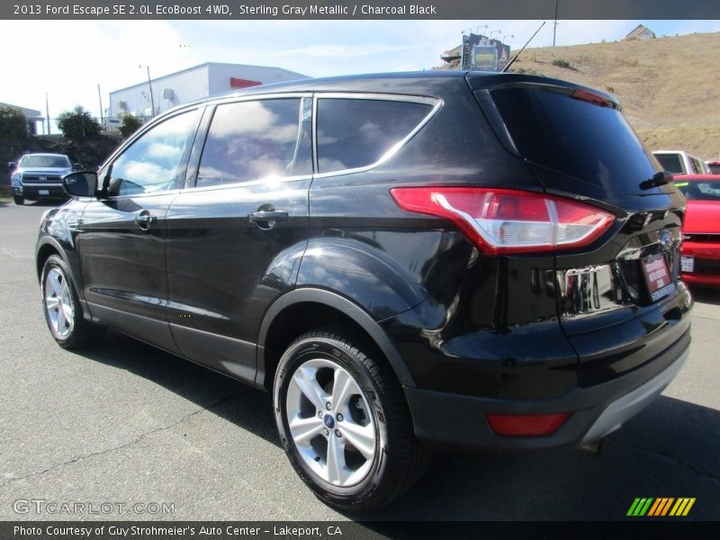 Sterling Gray Metallic / Charcoal Black 2013 Ford Escape SE 2.0L EcoBoost 4WD