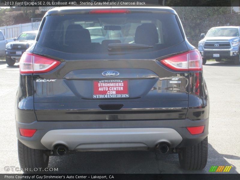 Sterling Gray Metallic / Charcoal Black 2013 Ford Escape SE 2.0L EcoBoost 4WD