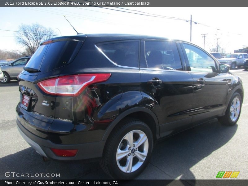 Sterling Gray Metallic / Charcoal Black 2013 Ford Escape SE 2.0L EcoBoost 4WD