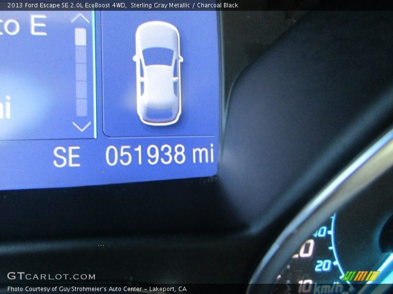 Sterling Gray Metallic / Charcoal Black 2013 Ford Escape SE 2.0L EcoBoost 4WD