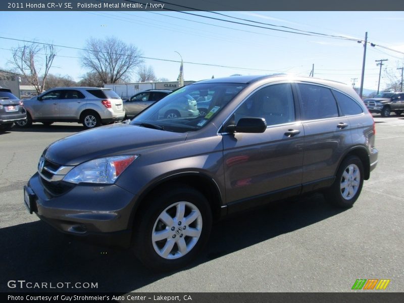 Polished Metal Metallic / Ivory 2011 Honda CR-V SE