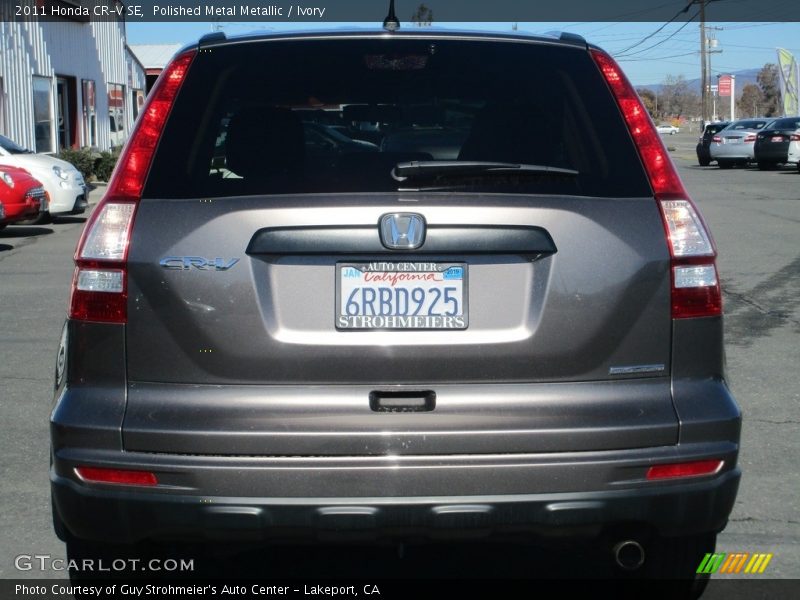 Polished Metal Metallic / Ivory 2011 Honda CR-V SE
