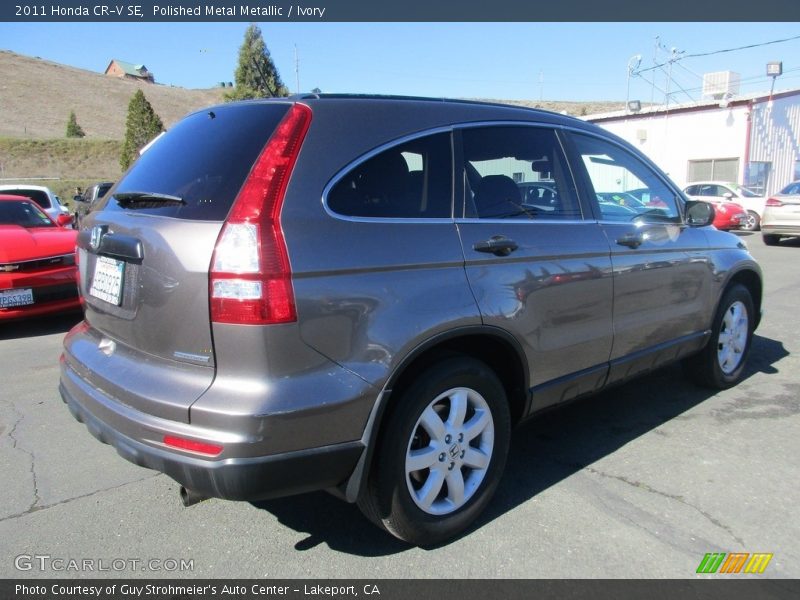 Polished Metal Metallic / Ivory 2011 Honda CR-V SE