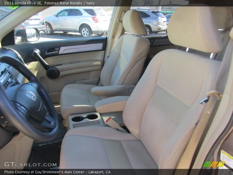 Polished Metal Metallic / Ivory 2011 Honda CR-V SE