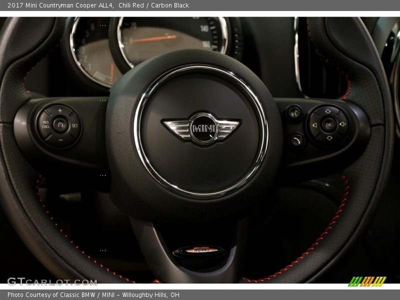 Chili Red / Carbon Black 2017 Mini Countryman Cooper ALL4