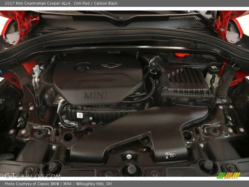 Chili Red / Carbon Black 2017 Mini Countryman Cooper ALL4