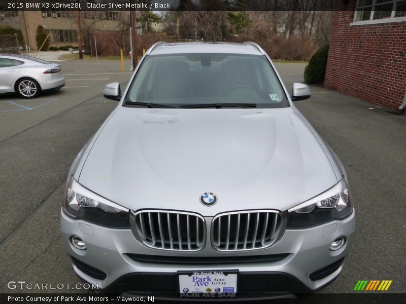 Glacier Silver Metallic / Black 2015 BMW X3 xDrive28i