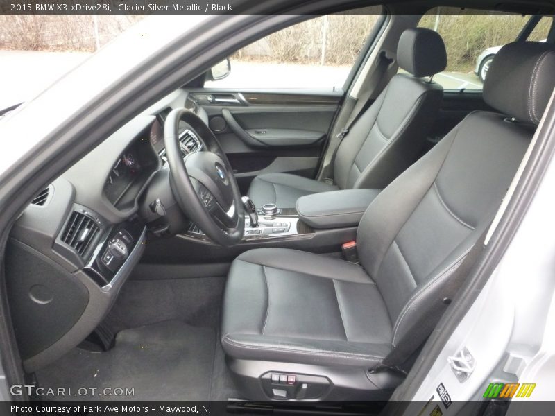 Glacier Silver Metallic / Black 2015 BMW X3 xDrive28i