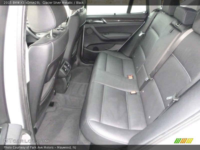 Glacier Silver Metallic / Black 2015 BMW X3 xDrive28i