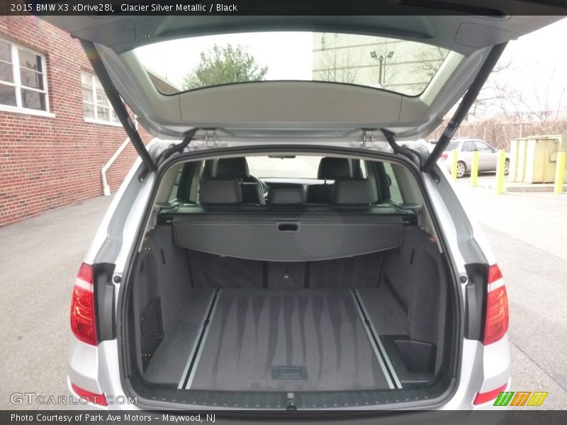 Glacier Silver Metallic / Black 2015 BMW X3 xDrive28i