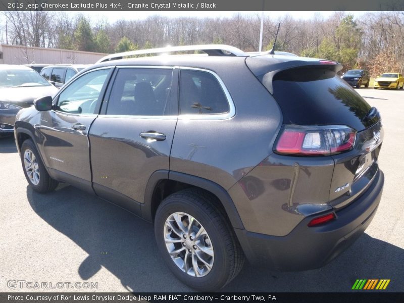 Granite Crystal Metallic / Black 2019 Jeep Cherokee Latitude Plus 4x4