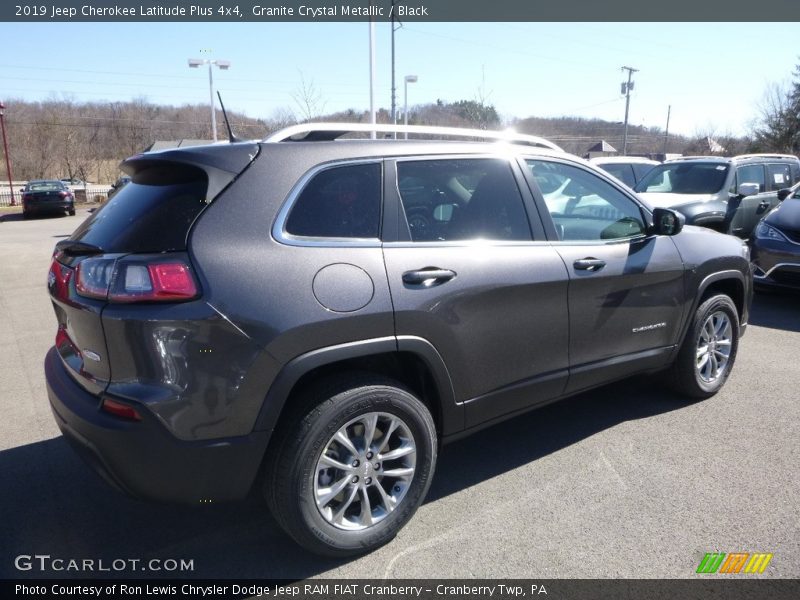 Granite Crystal Metallic / Black 2019 Jeep Cherokee Latitude Plus 4x4