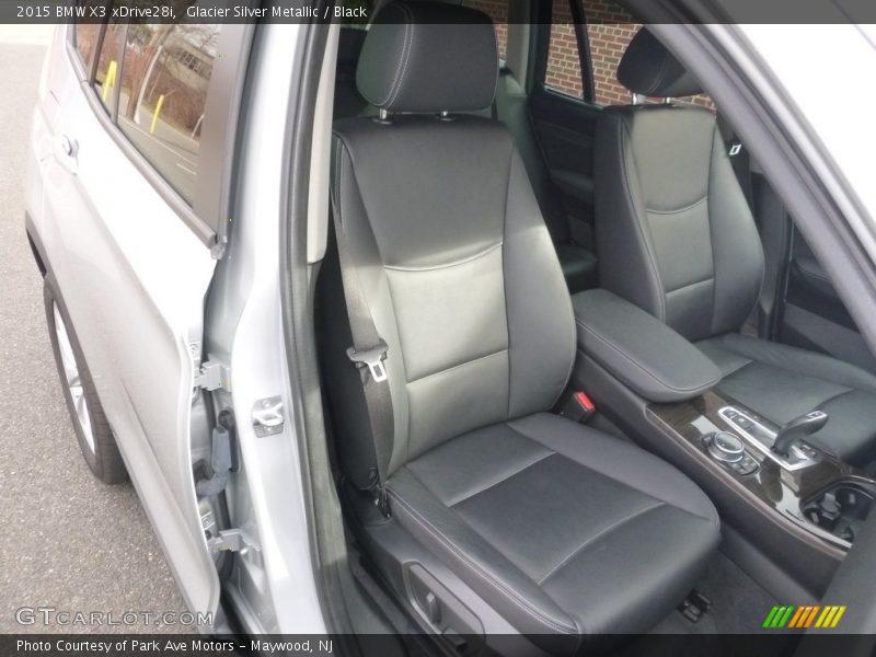 Glacier Silver Metallic / Black 2015 BMW X3 xDrive28i