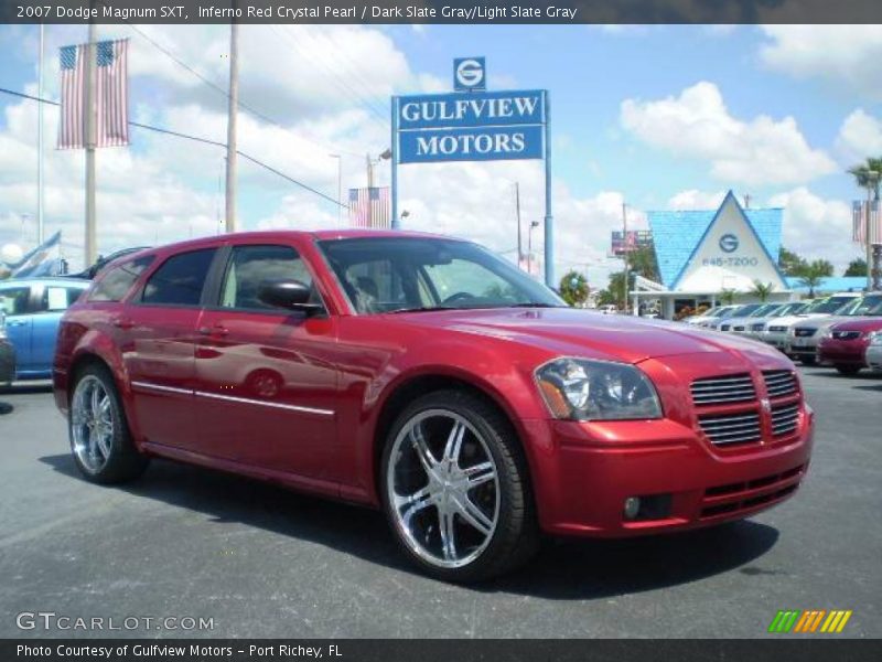 Inferno Red Crystal Pearl / Dark Slate Gray/Light Slate Gray 2007 Dodge Magnum SXT