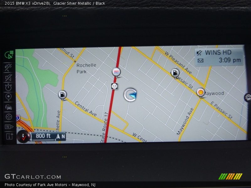 Glacier Silver Metallic / Black 2015 BMW X3 xDrive28i