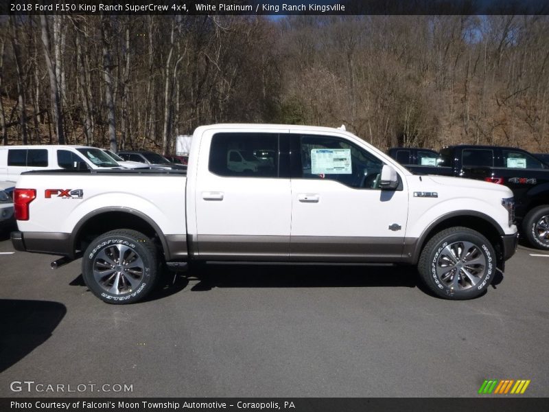 White Platinum / King Ranch Kingsville 2018 Ford F150 King Ranch SuperCrew 4x4