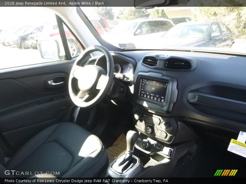 Alpine White / Black 2018 Jeep Renegade Limited 4x4