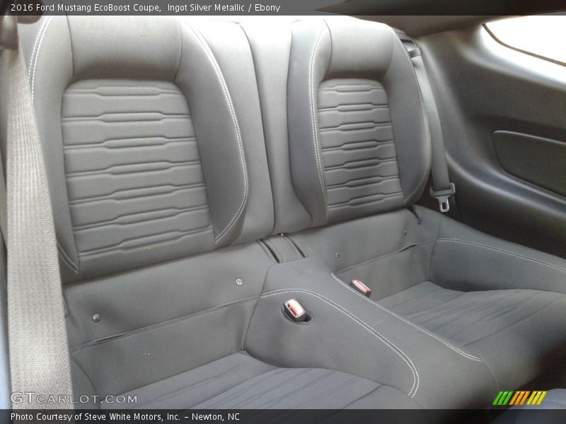 Ingot Silver Metallic / Ebony 2016 Ford Mustang EcoBoost Coupe