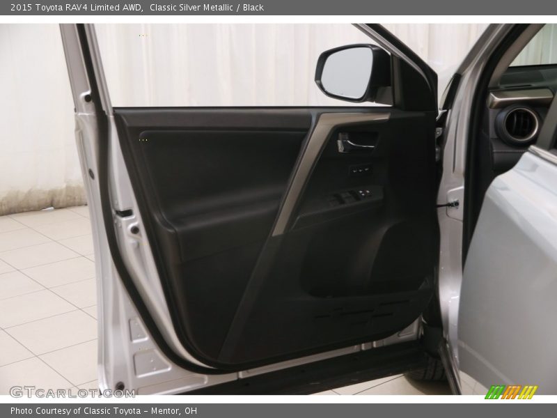 Classic Silver Metallic / Black 2015 Toyota RAV4 Limited AWD