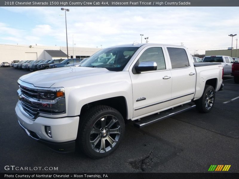 Iridescent Pearl Tricoat / High Country Saddle 2018 Chevrolet Silverado 1500 High Country Crew Cab 4x4