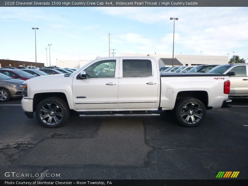 Iridescent Pearl Tricoat / High Country Saddle 2018 Chevrolet Silverado 1500 High Country Crew Cab 4x4