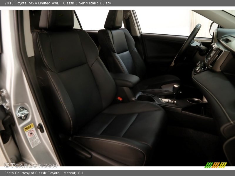 Classic Silver Metallic / Black 2015 Toyota RAV4 Limited AWD