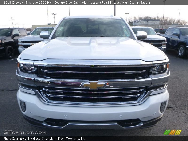 Iridescent Pearl Tricoat / High Country Saddle 2018 Chevrolet Silverado 1500 High Country Crew Cab 4x4