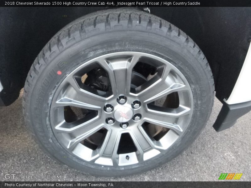 Iridescent Pearl Tricoat / High Country Saddle 2018 Chevrolet Silverado 1500 High Country Crew Cab 4x4