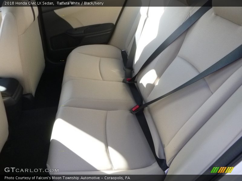Taffeta White / Black/Ivory 2018 Honda Civic LX Sedan