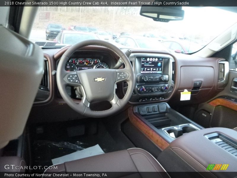 Iridescent Pearl Tricoat / High Country Saddle 2018 Chevrolet Silverado 1500 High Country Crew Cab 4x4