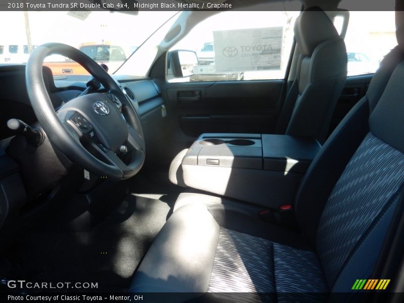 Midnight Black Metallic / Graphite 2018 Toyota Tundra SR Double Cab 4x4