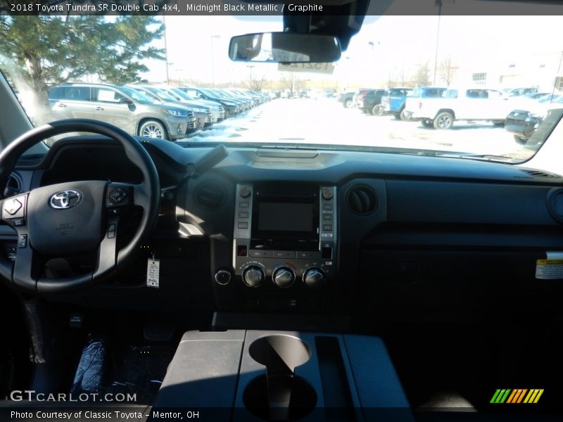 Midnight Black Metallic / Graphite 2018 Toyota Tundra SR Double Cab 4x4