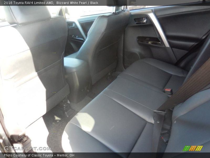 Blizzard White Pearl / Black 2018 Toyota RAV4 Limited AWD