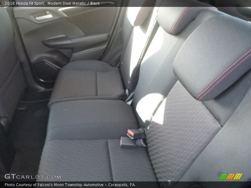 Modern Steel Metallic / Black 2018 Honda Fit Sport