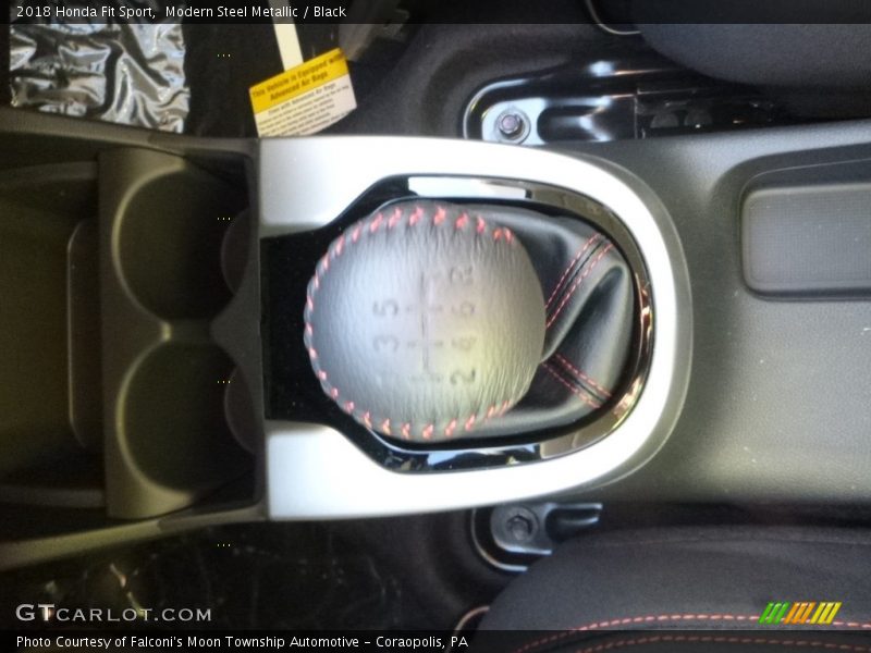 Modern Steel Metallic / Black 2018 Honda Fit Sport