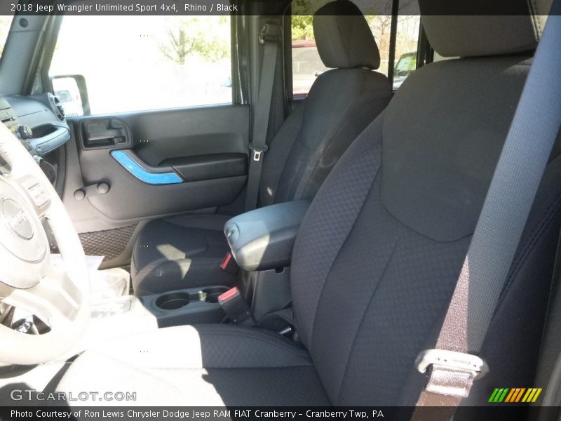 Rhino / Black 2018 Jeep Wrangler Unlimited Sport 4x4