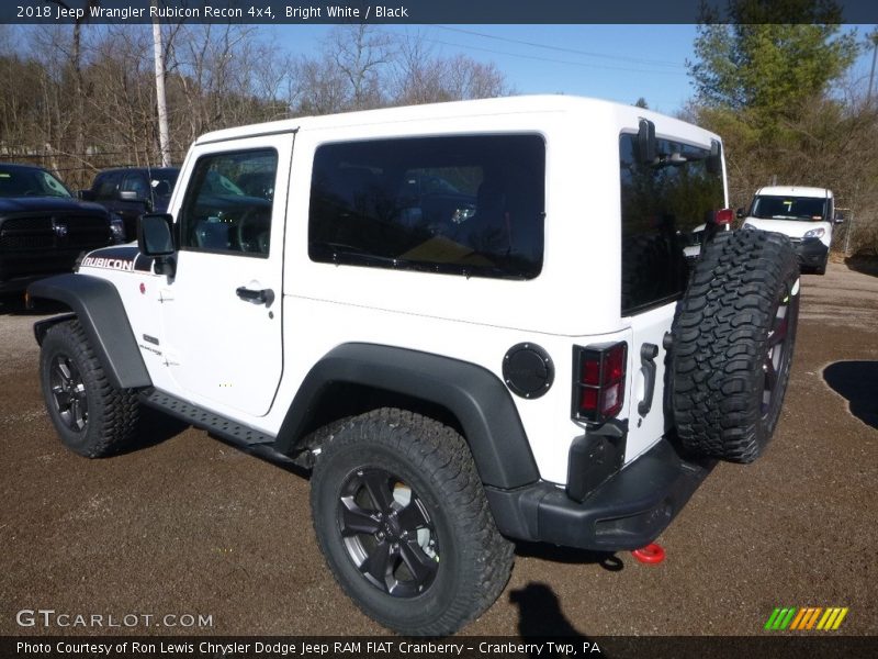 Bright White / Black 2018 Jeep Wrangler Rubicon Recon 4x4