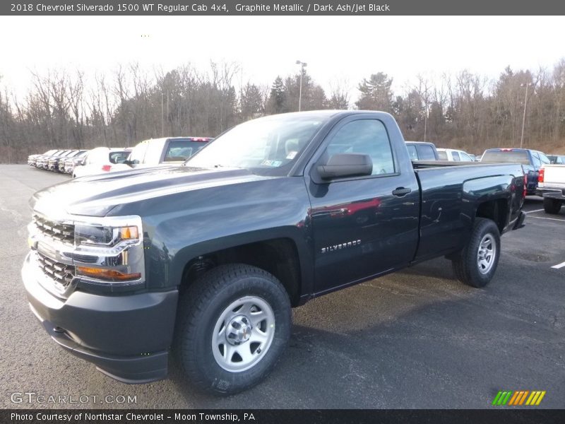 Graphite Metallic / Dark Ash/Jet Black 2018 Chevrolet Silverado 1500 WT Regular Cab 4x4