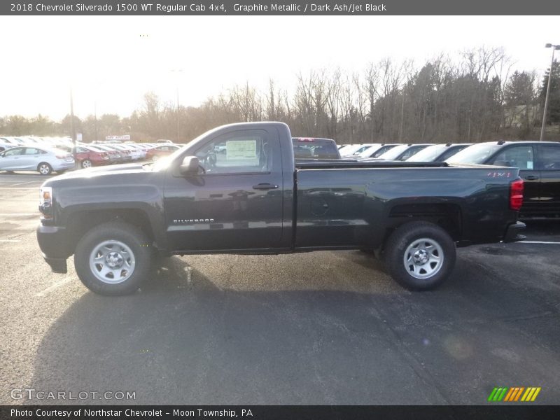 Graphite Metallic / Dark Ash/Jet Black 2018 Chevrolet Silverado 1500 WT Regular Cab 4x4