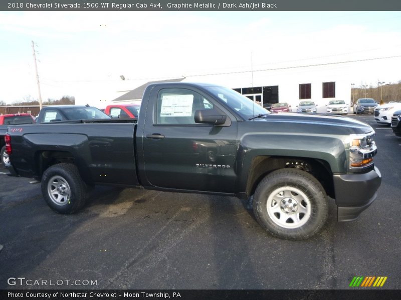 Graphite Metallic / Dark Ash/Jet Black 2018 Chevrolet Silverado 1500 WT Regular Cab 4x4