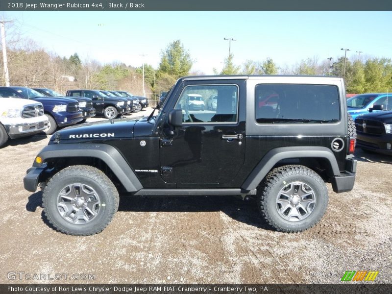 Black / Black 2018 Jeep Wrangler Rubicon 4x4