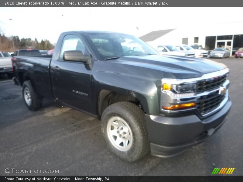 Graphite Metallic / Dark Ash/Jet Black 2018 Chevrolet Silverado 1500 WT Regular Cab 4x4