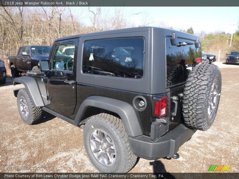 Black / Black 2018 Jeep Wrangler Rubicon 4x4