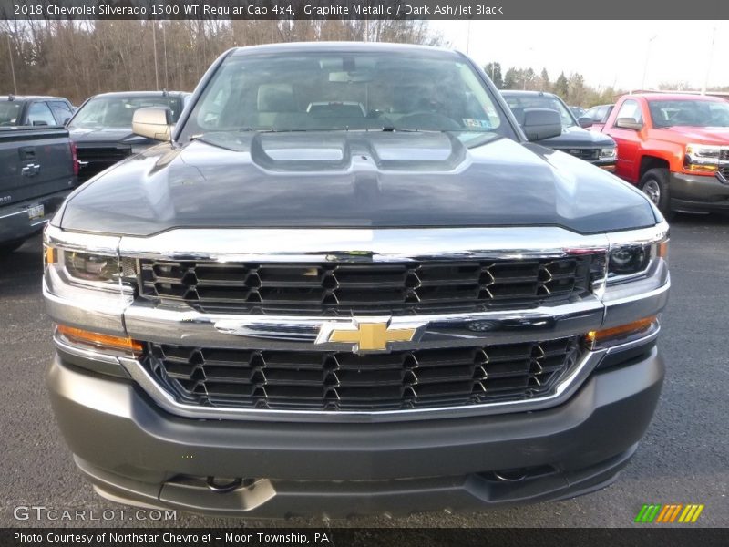Graphite Metallic / Dark Ash/Jet Black 2018 Chevrolet Silverado 1500 WT Regular Cab 4x4