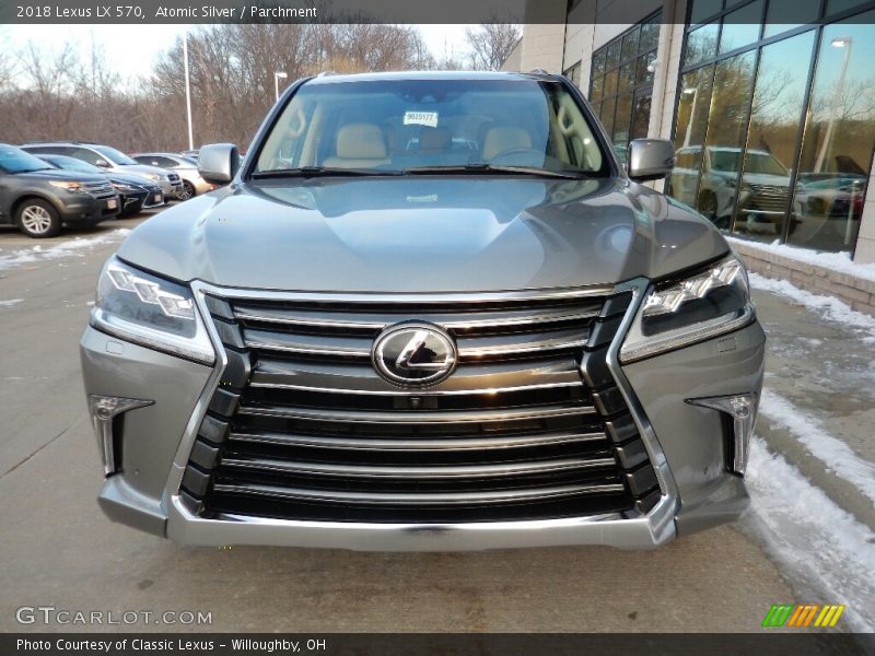 Atomic Silver / Parchment 2018 Lexus LX 570