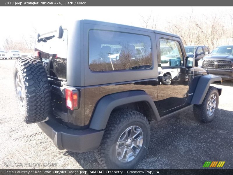 Black / Black 2018 Jeep Wrangler Rubicon 4x4